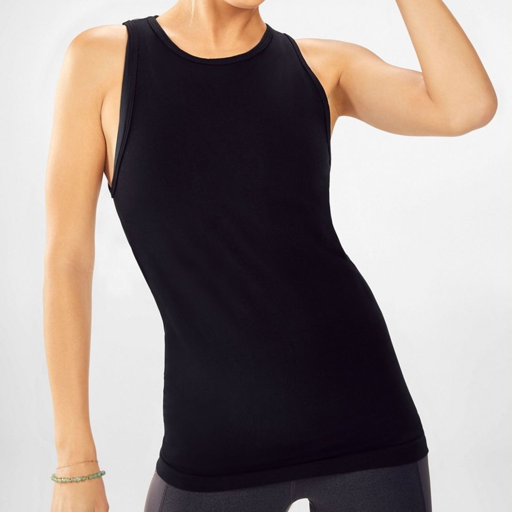 Kathie Seamless Ruched Tank Fabletics NWT S